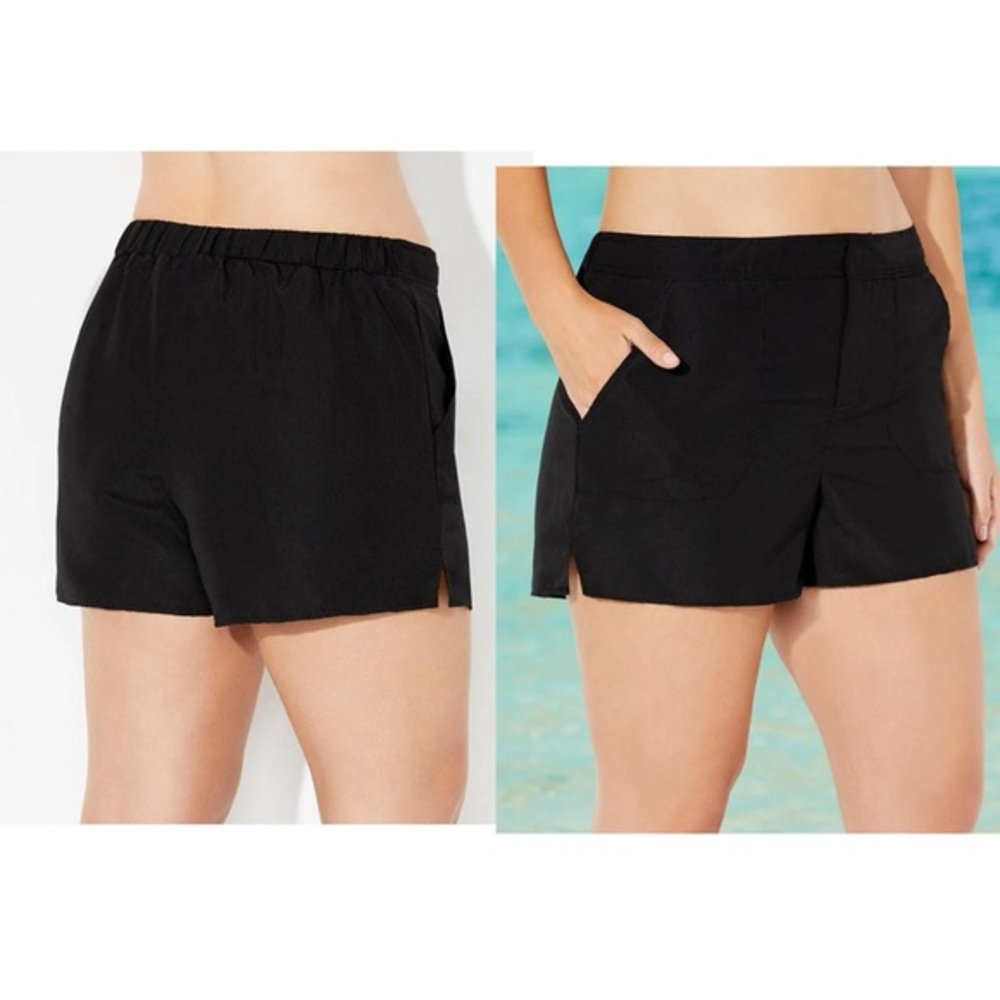 NWT FULLFITALL - Black Cargo Swim‎ Short Size 18
